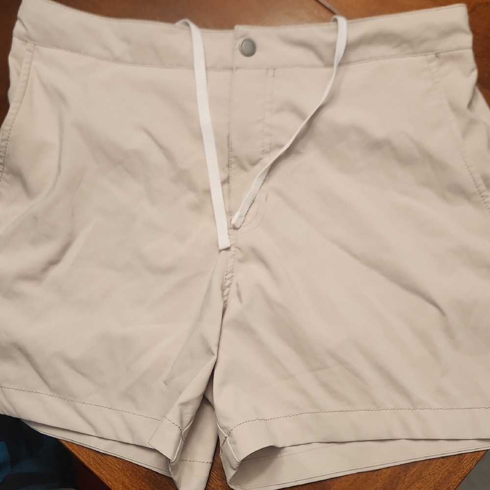 Abercrombie & Fitch Beige Casual Shorts with Drawstring